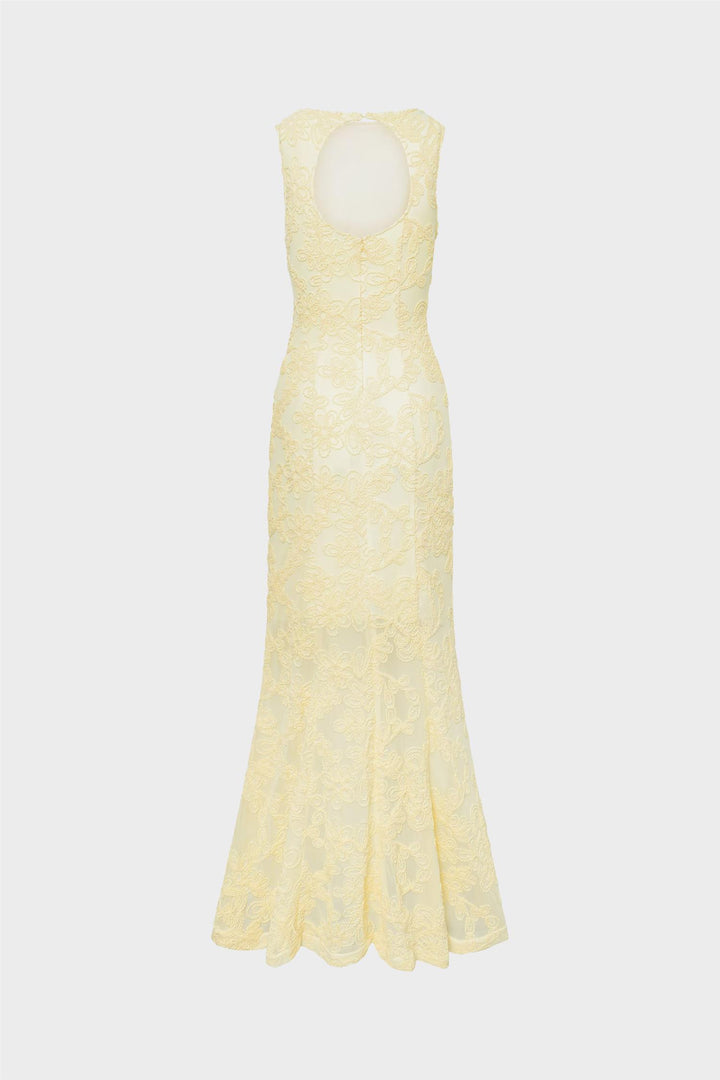 Daphne Dress  Pale Yellow