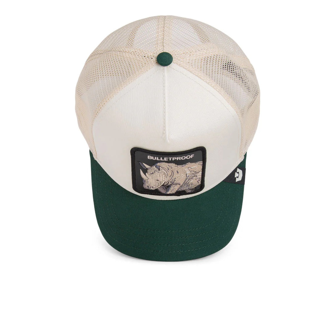 Bulletproof Trucker  Cream Dark Green