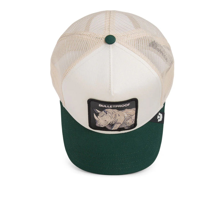 Bulletproof Trucker  Cream Dark Green