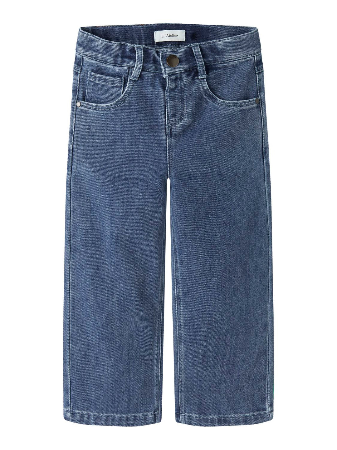 Nmfobello Wide Jeans 1144-Se Lil  Mørkeblå