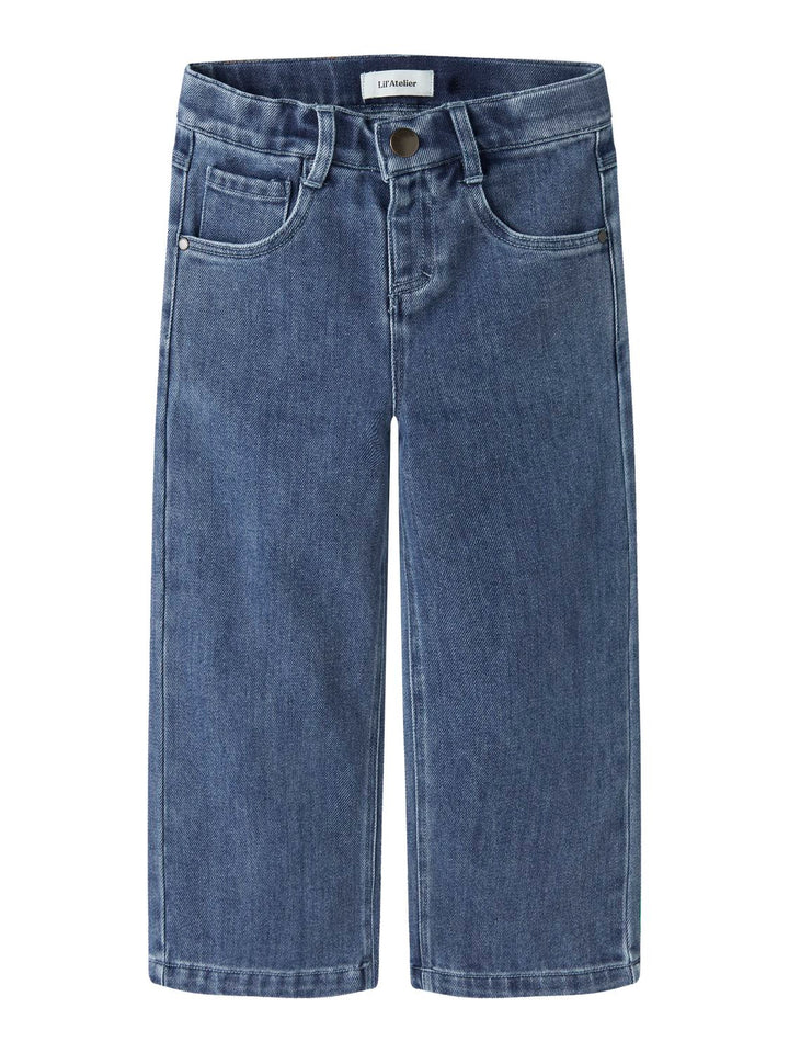 Nmfobello Wide Jeans 1144-Se Lil  Mørkeblå