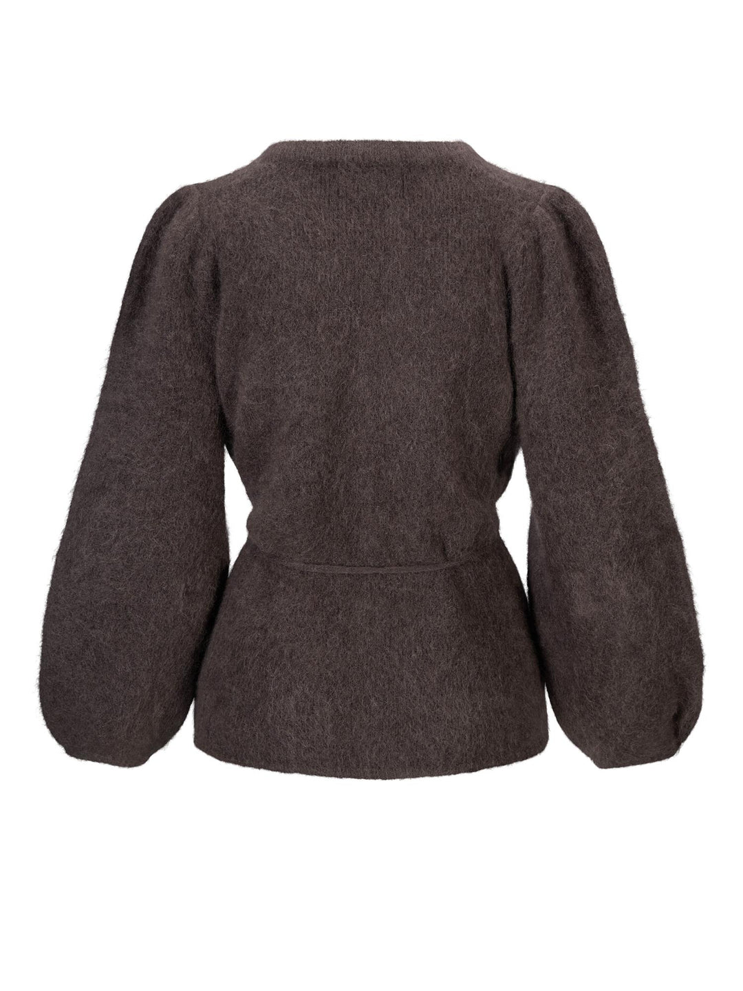 Fredrikke chunky cardigan  Dark Brown