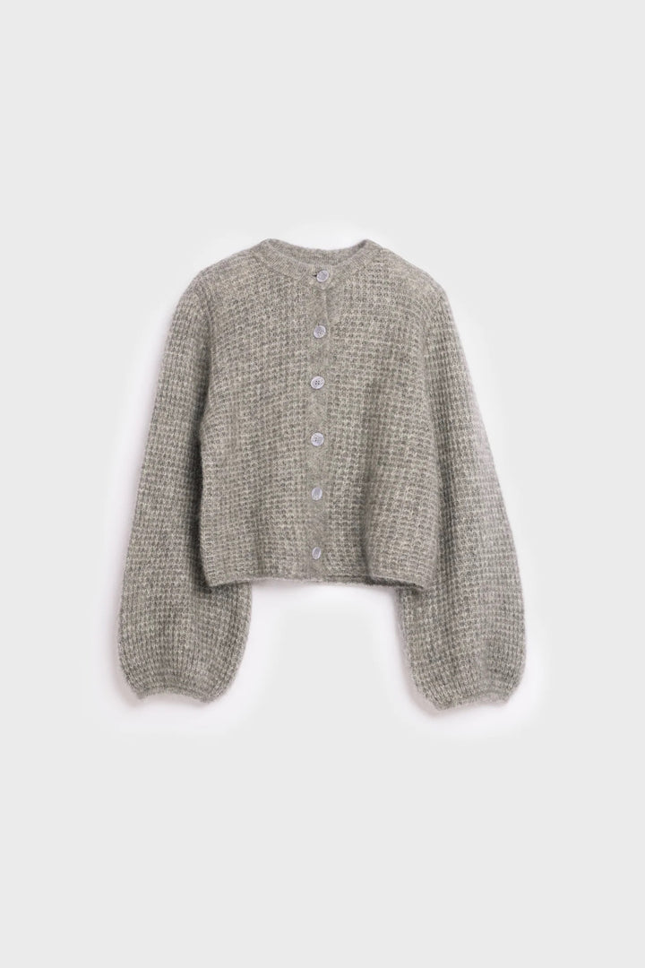 Sofia Mohair Cardigan  M. Grey Mel