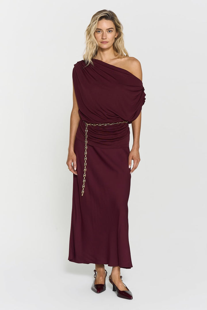 Narina Top  Burgundy