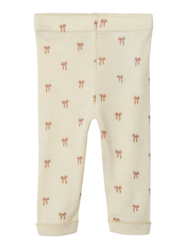 NBFNALU WO/MO SLIM LEGGING LIL NOOS  Offwhite