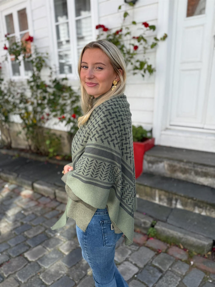 Triangle Trinity cashmere  Moss/Asphalt