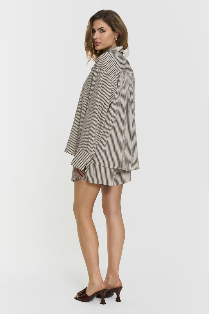 Alisha shorts  Offwhite/Blue Stripes