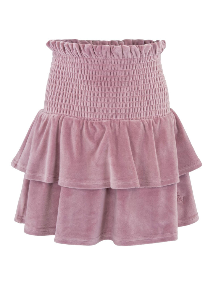 Hermine velour skirt  Blush Rose