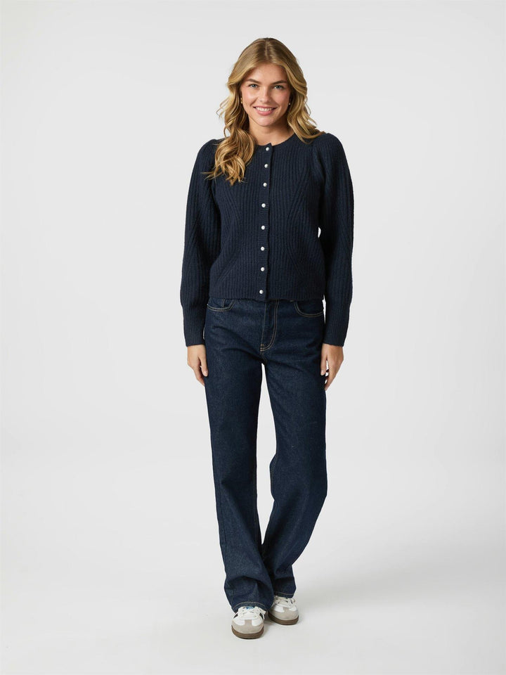 Puli knit cardigan  Navy