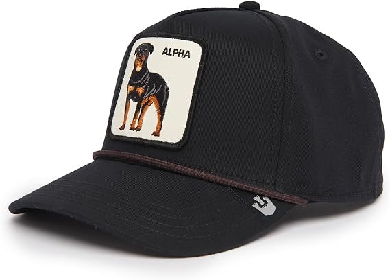 ALPHA DOG - ALL OVER CANVAS  Black