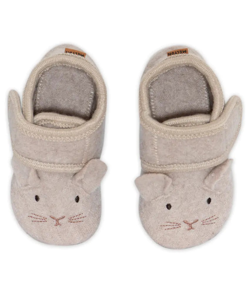 Mouse wool slippers  Oxford Tan