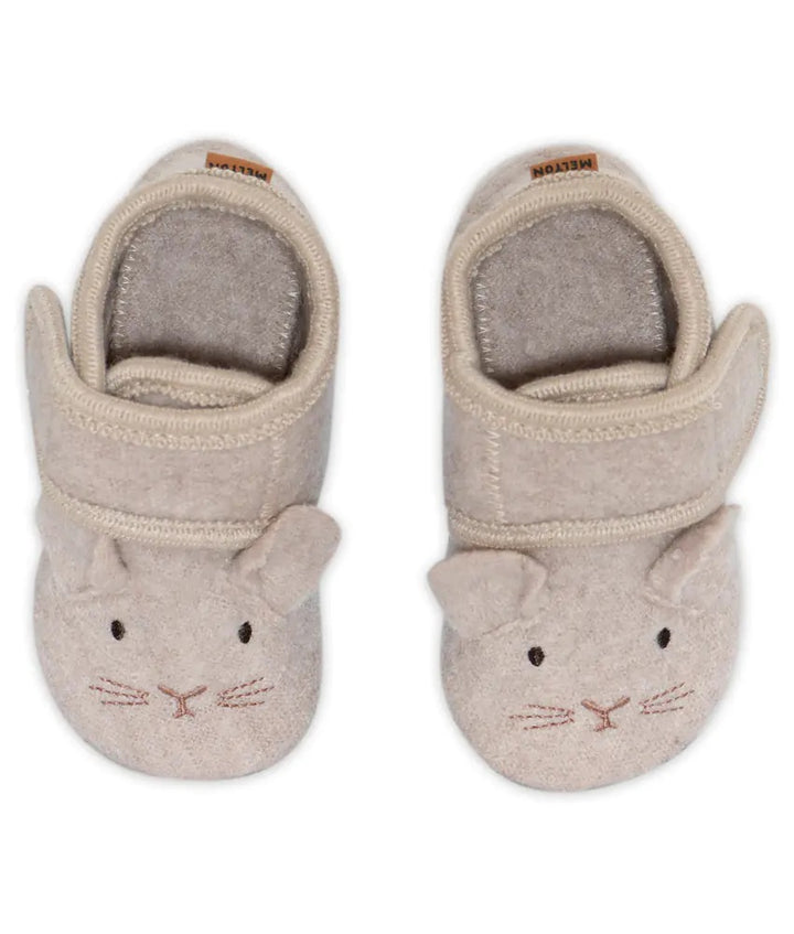 Mouse wool slippers  Oxford Tan