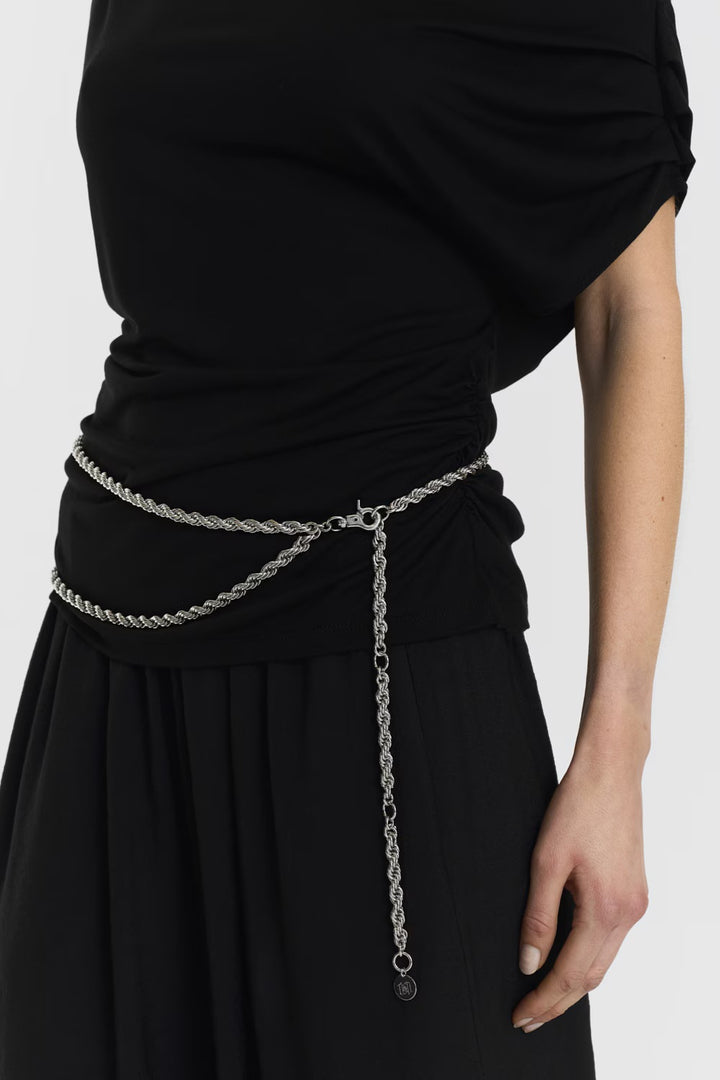 LUVIA BELLY CHAIN  Silver