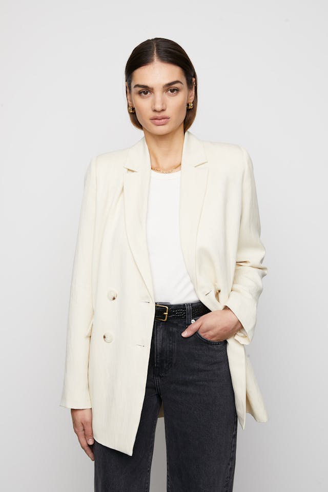 Mindy Blazer  Cream