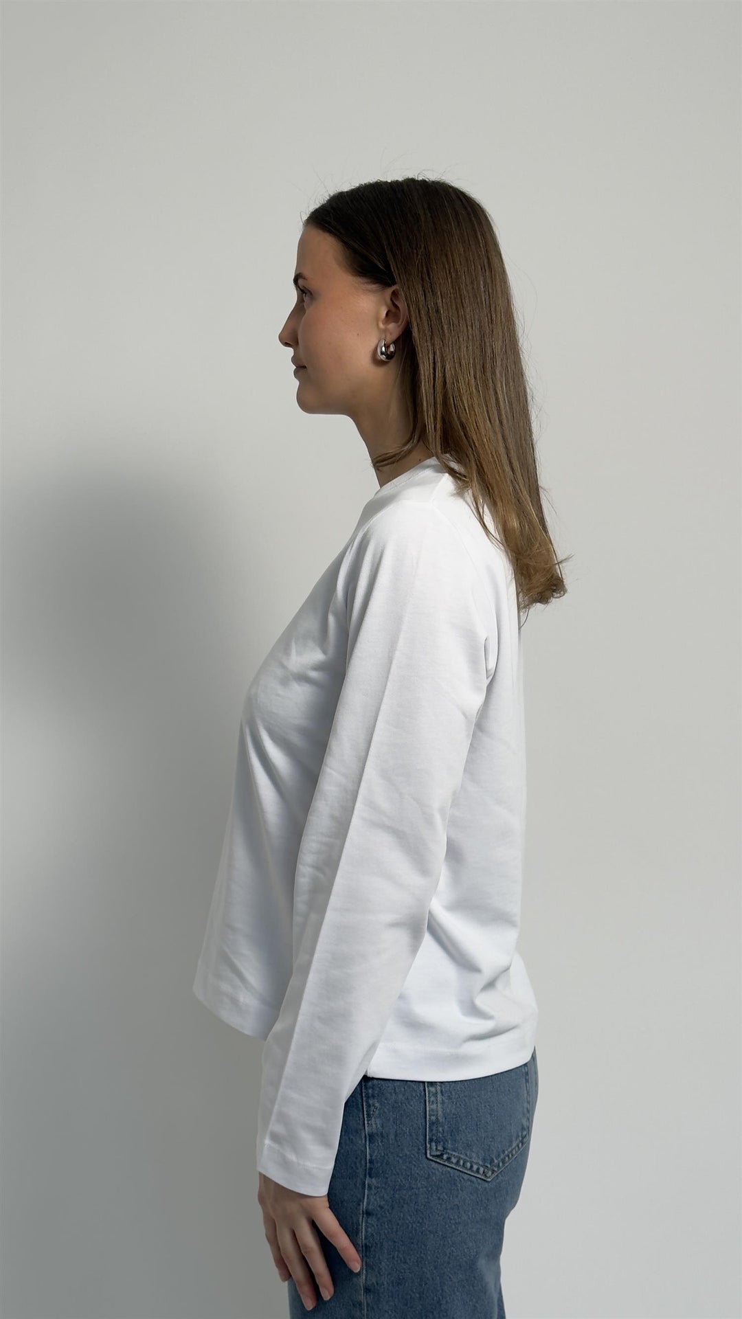 Sacamino Ls T-Shirt  White