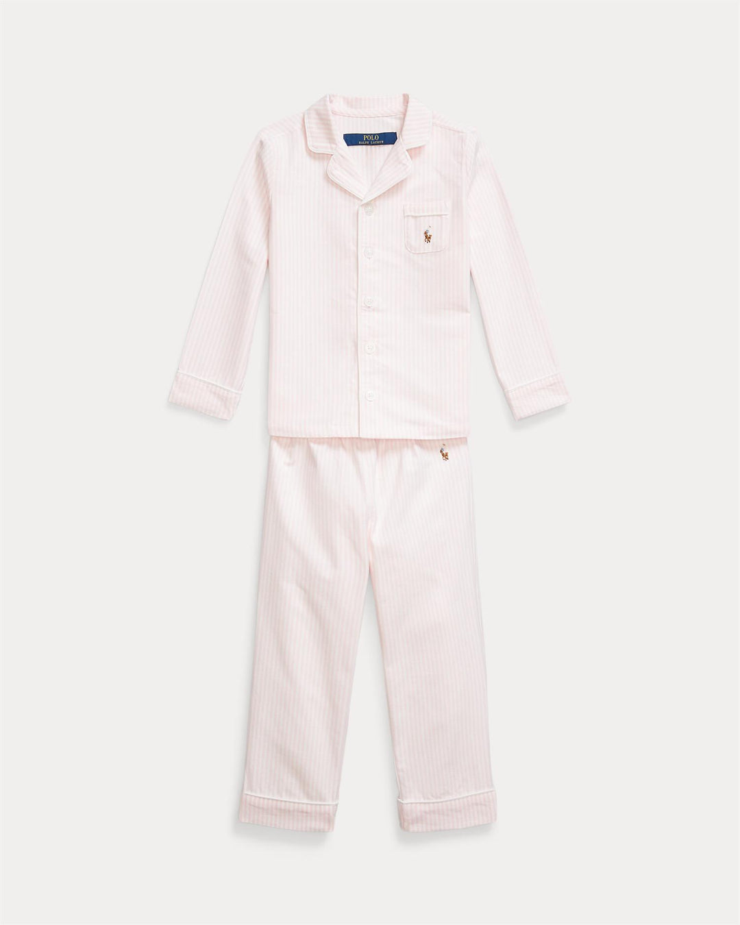 RLG WOVEN LS & PANT SET  Hint Of Pink