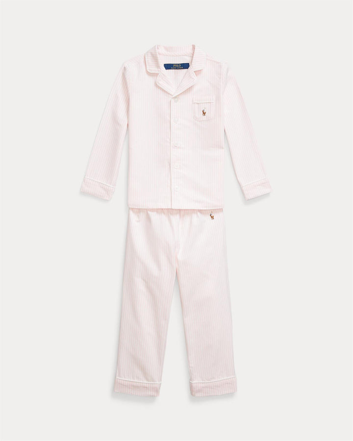 RLG WOVEN LS & PANT SET  Hint Of Pink
