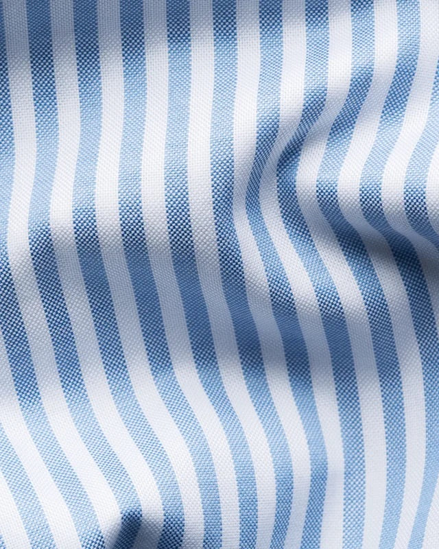 Striped signature Oxford Shirt, Contemporary  Lyseblå