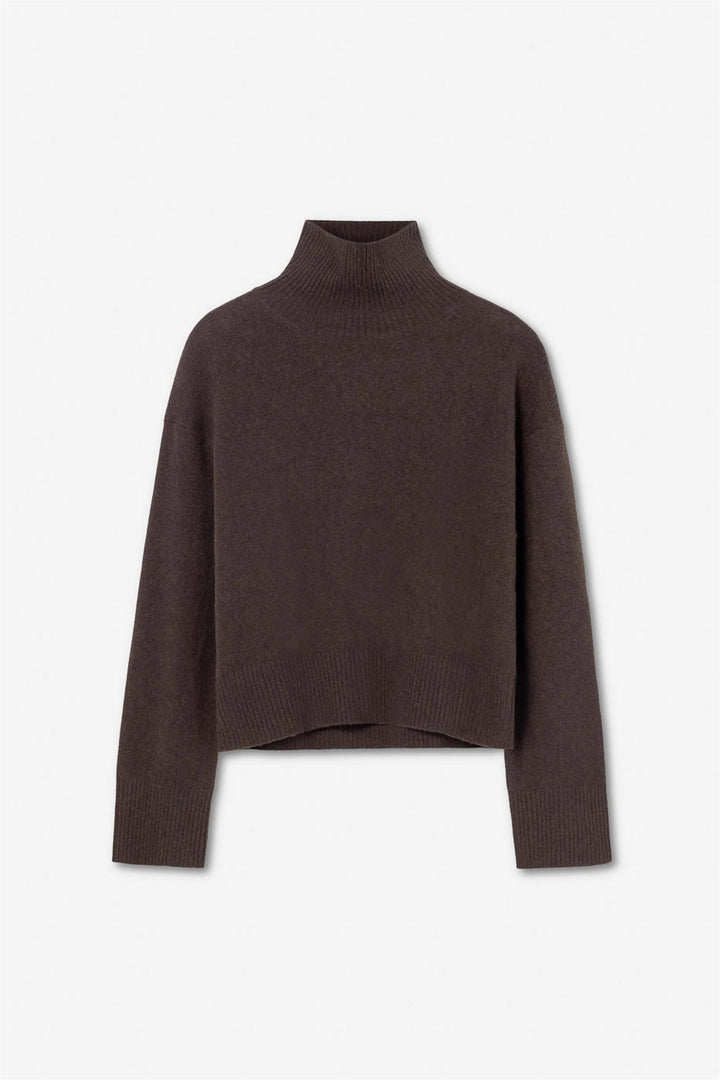 Abigail Knit  Dark Brown