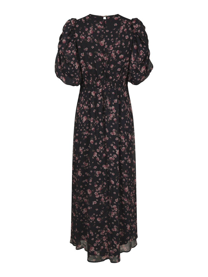 Kikka Mini Flower Dress  Black
