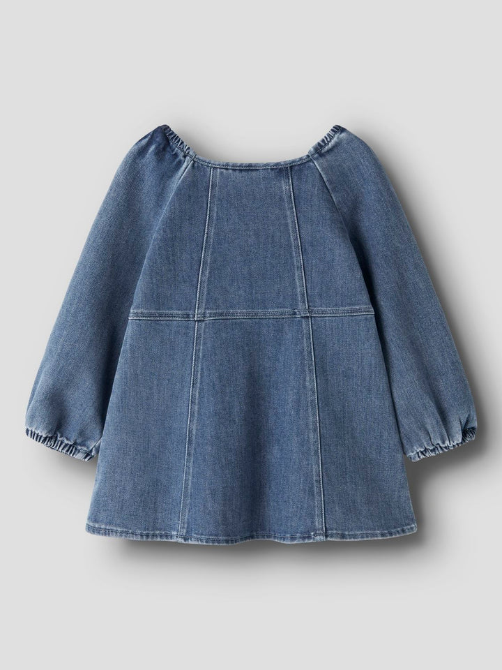 Obello Ls Loose Dnm Dress  Mørkeblå
