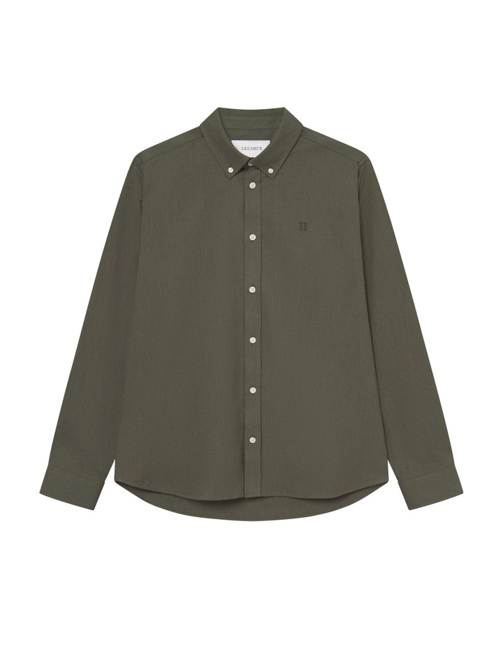 Desert Reg Shirt  Olive Night Green