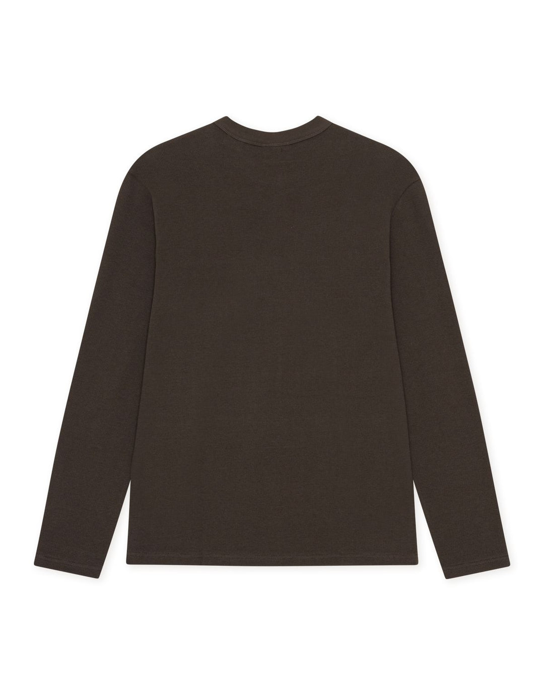 Label Waffle Ls T-Shirt Delicioso Brown