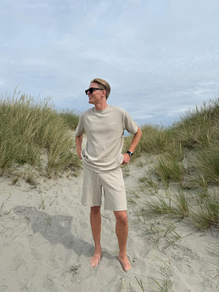 WBBen Waffel Shorts  Taupe Brown