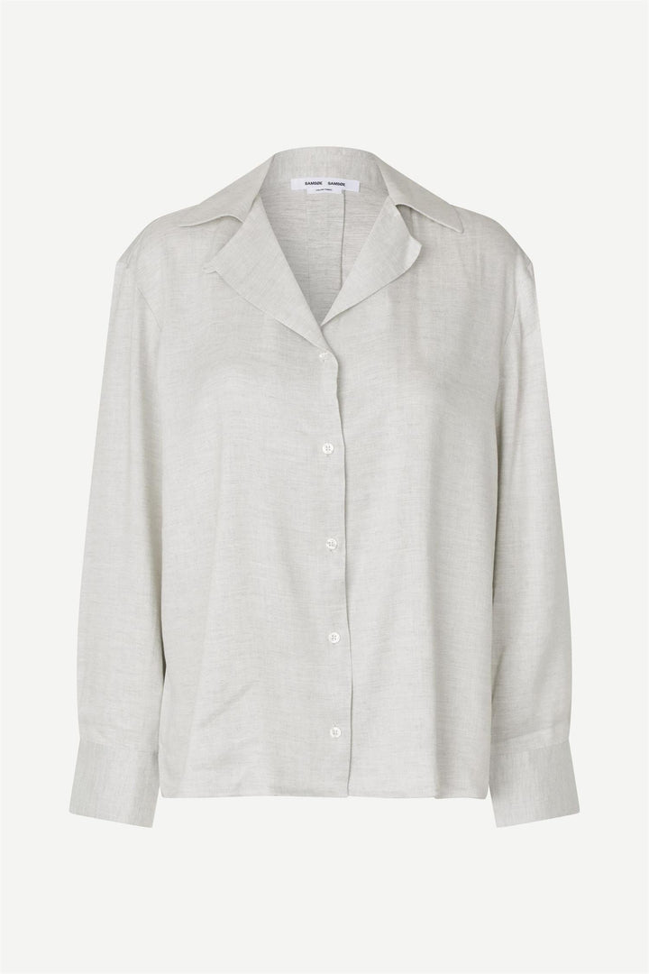 Saiben Shirt 15931  Light Grey Mel.