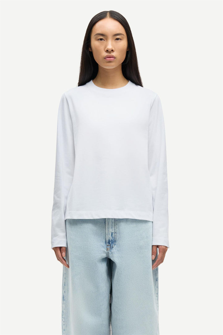Sacamino Ls T-Shirt 6024  White
