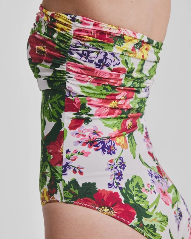 Bandeau Swimsuit  Daylight Bloom