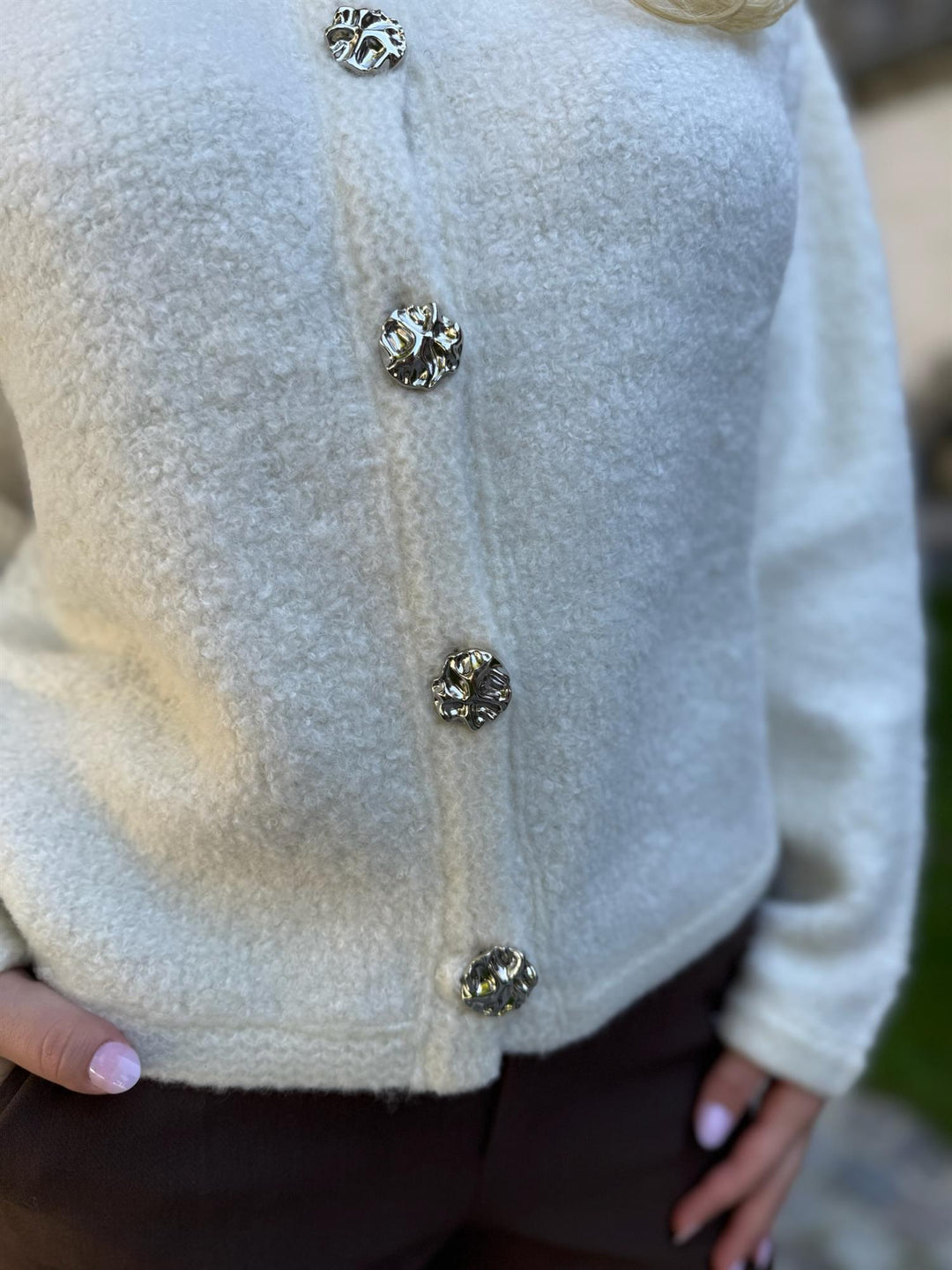 COLETTE CARDIGAN  White