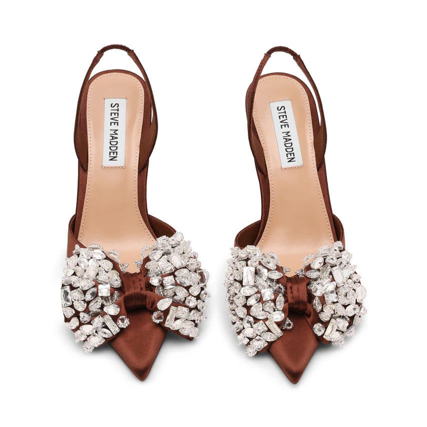 LOVIE  Brown Satin