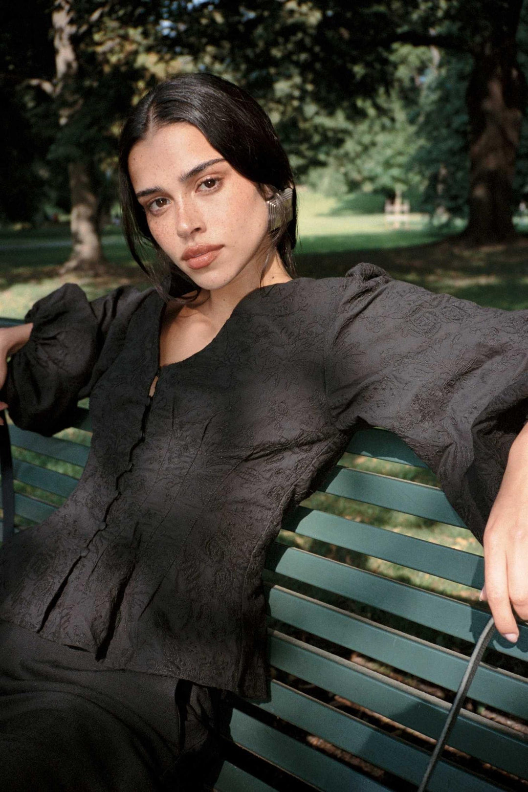 PALENA BLOUSE  Black