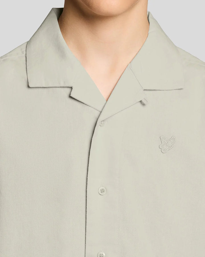 Linen Blend SS Shirt  Cove