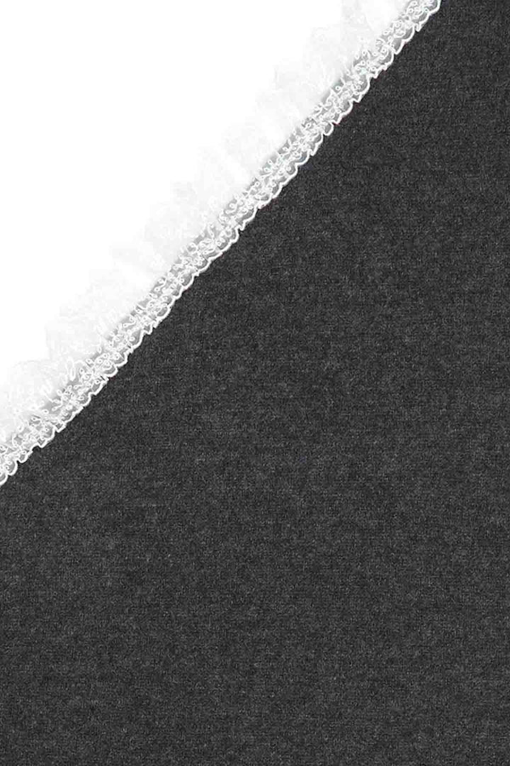 WOOL LACE TRIANGULAR SCARF Phantom 252