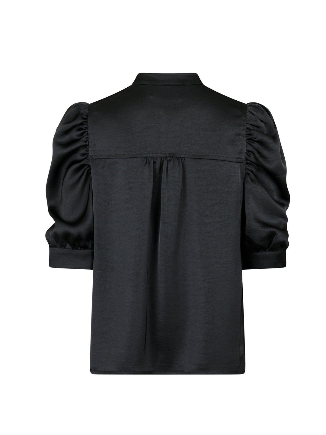 Roella heavy sateen blouse  Black