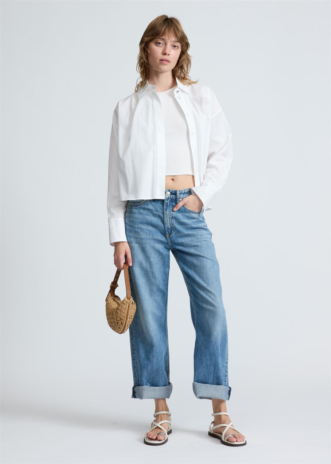 FEATHERWEIGHT BAGGY DRE LOW-RISE BOYFRIEND  Orian