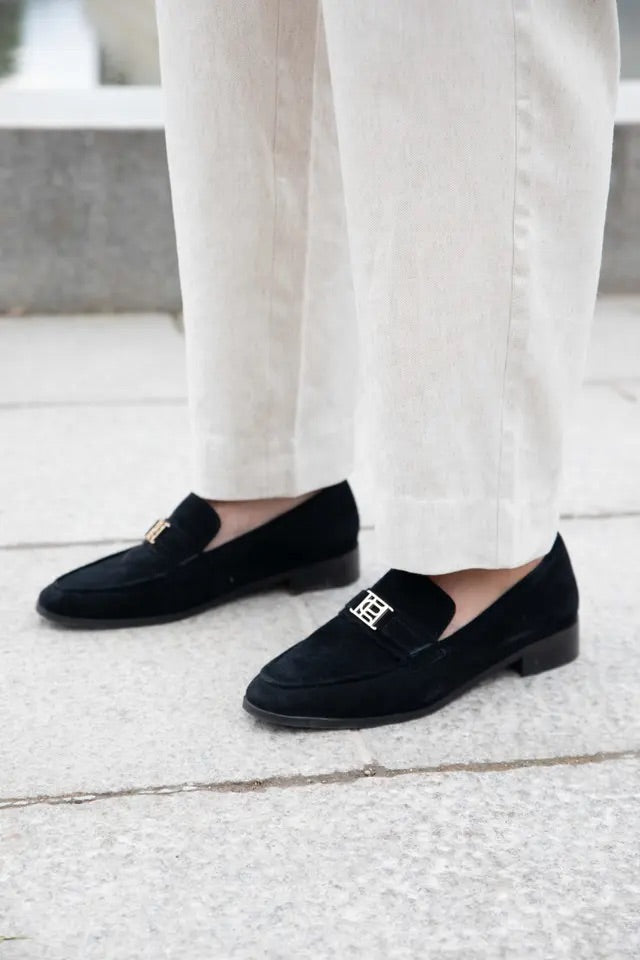 Marlon Loafers  Black Suede