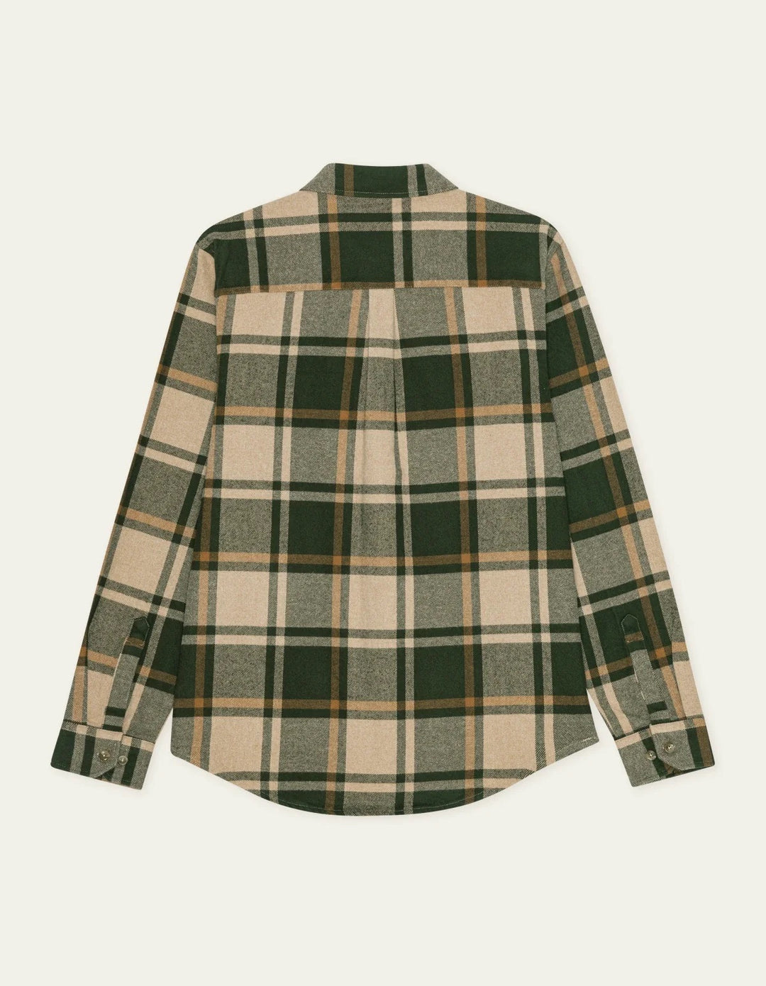 Check Flannel Shirt  Rosin Green