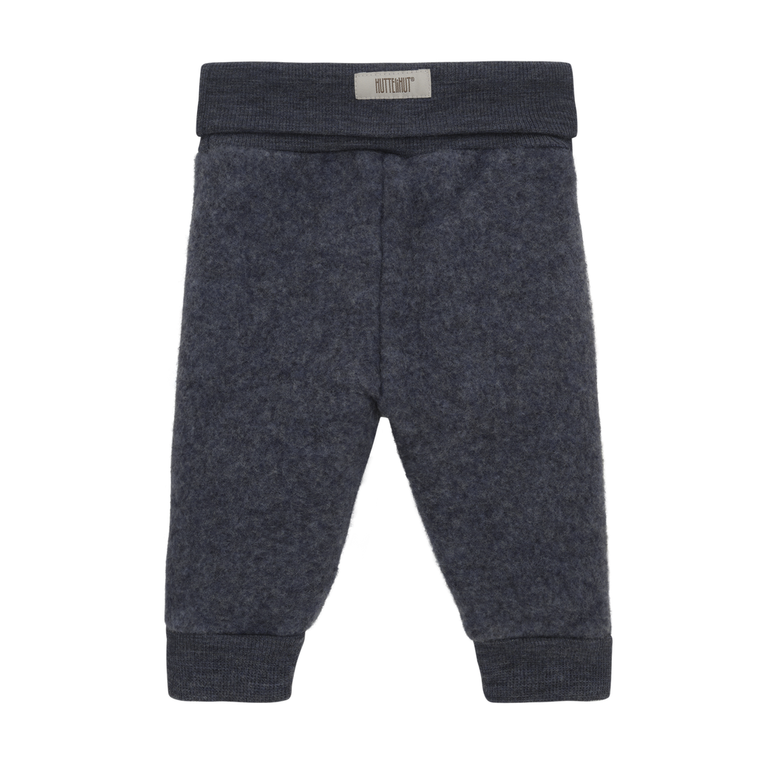 Pants Wool Fleece Ombre Blue Melange