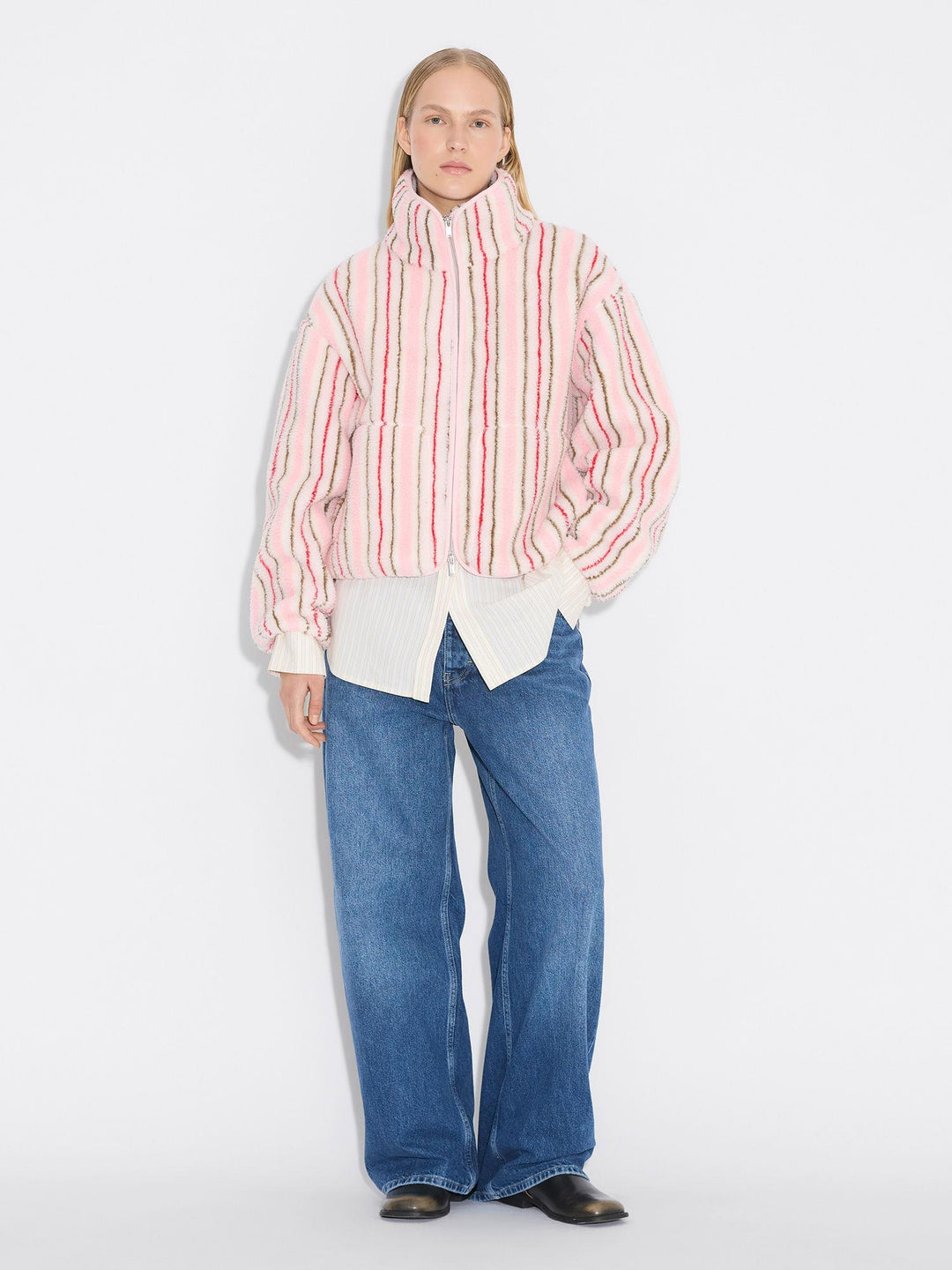 Rype Fleece Jacket  Pink Mix