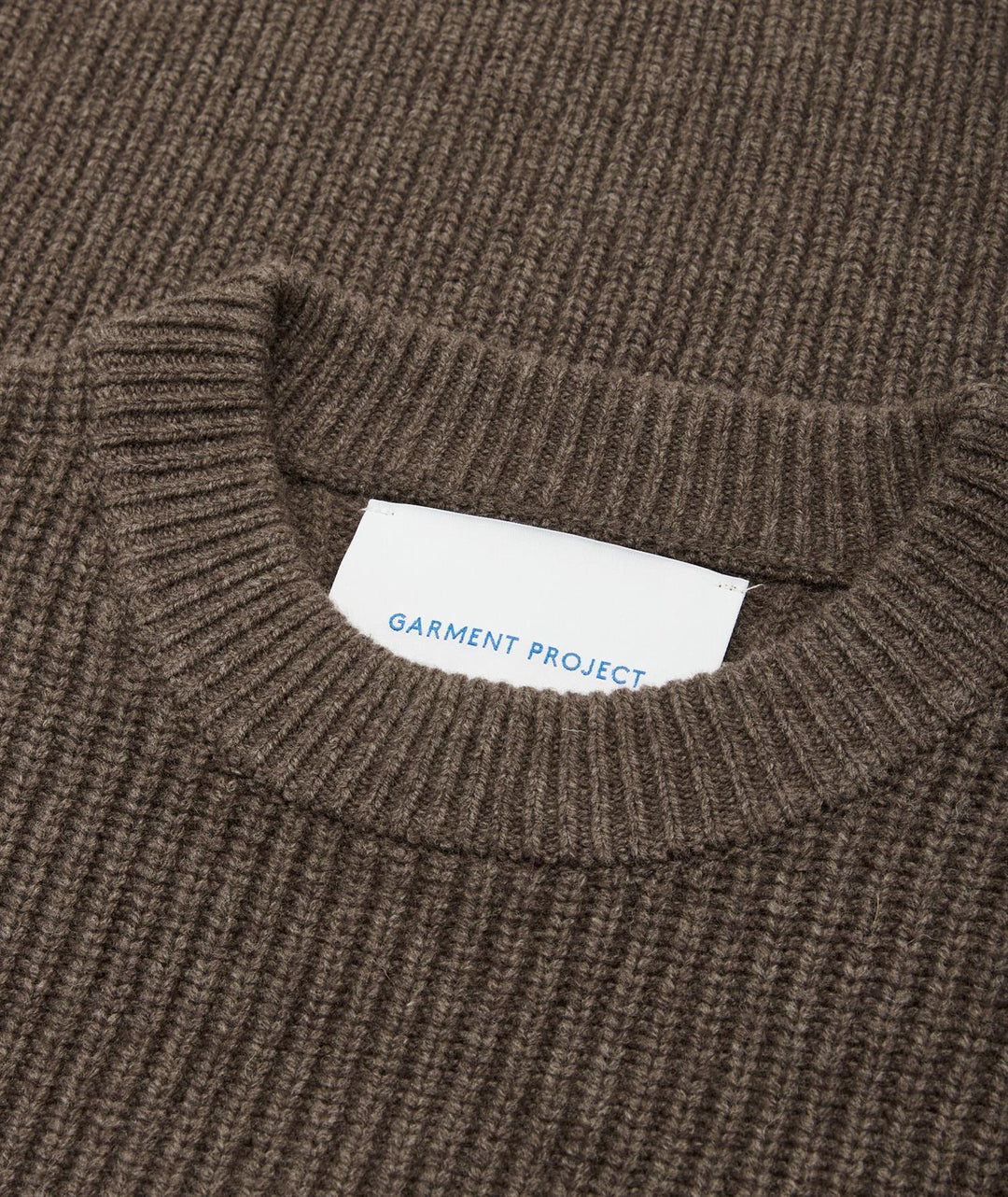 Boxy Wool Knit  Taupe