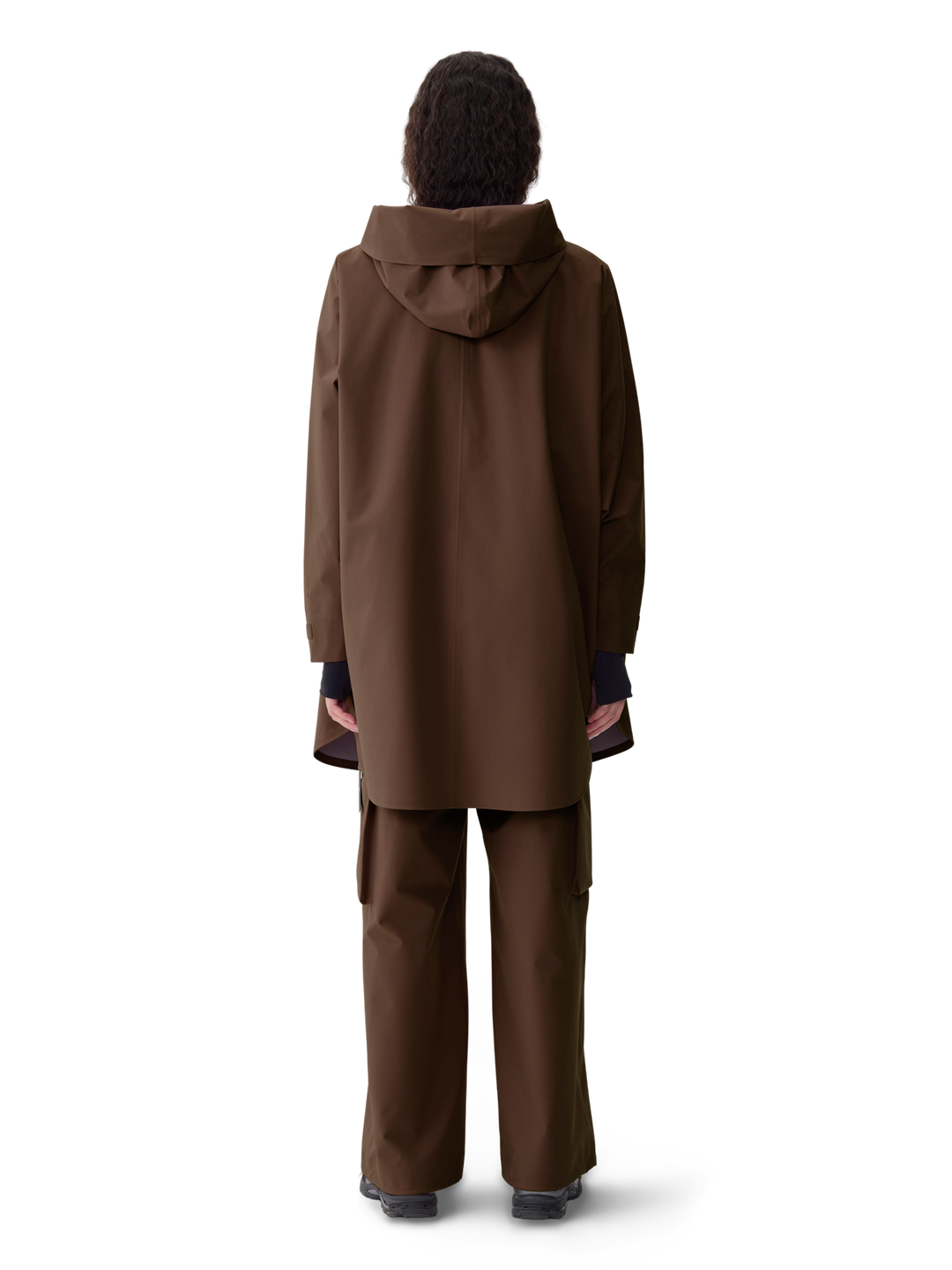 Bergen poncho  Brownstone
