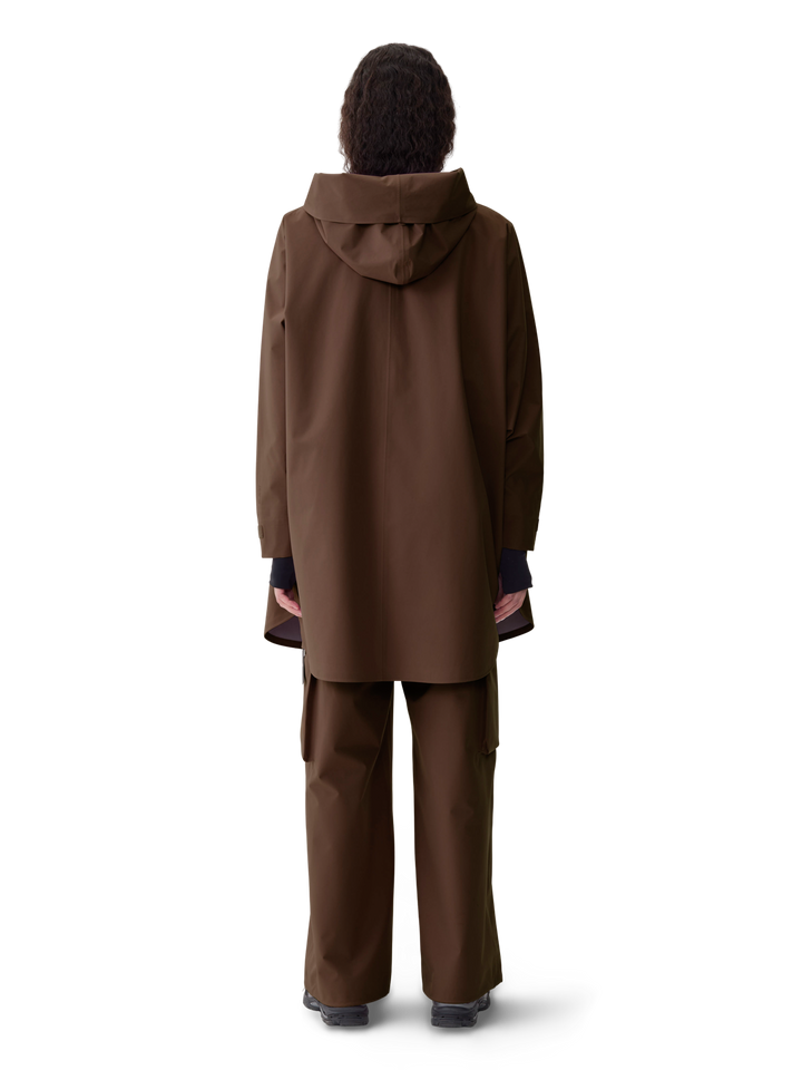 Bergen poncho  Brownstone