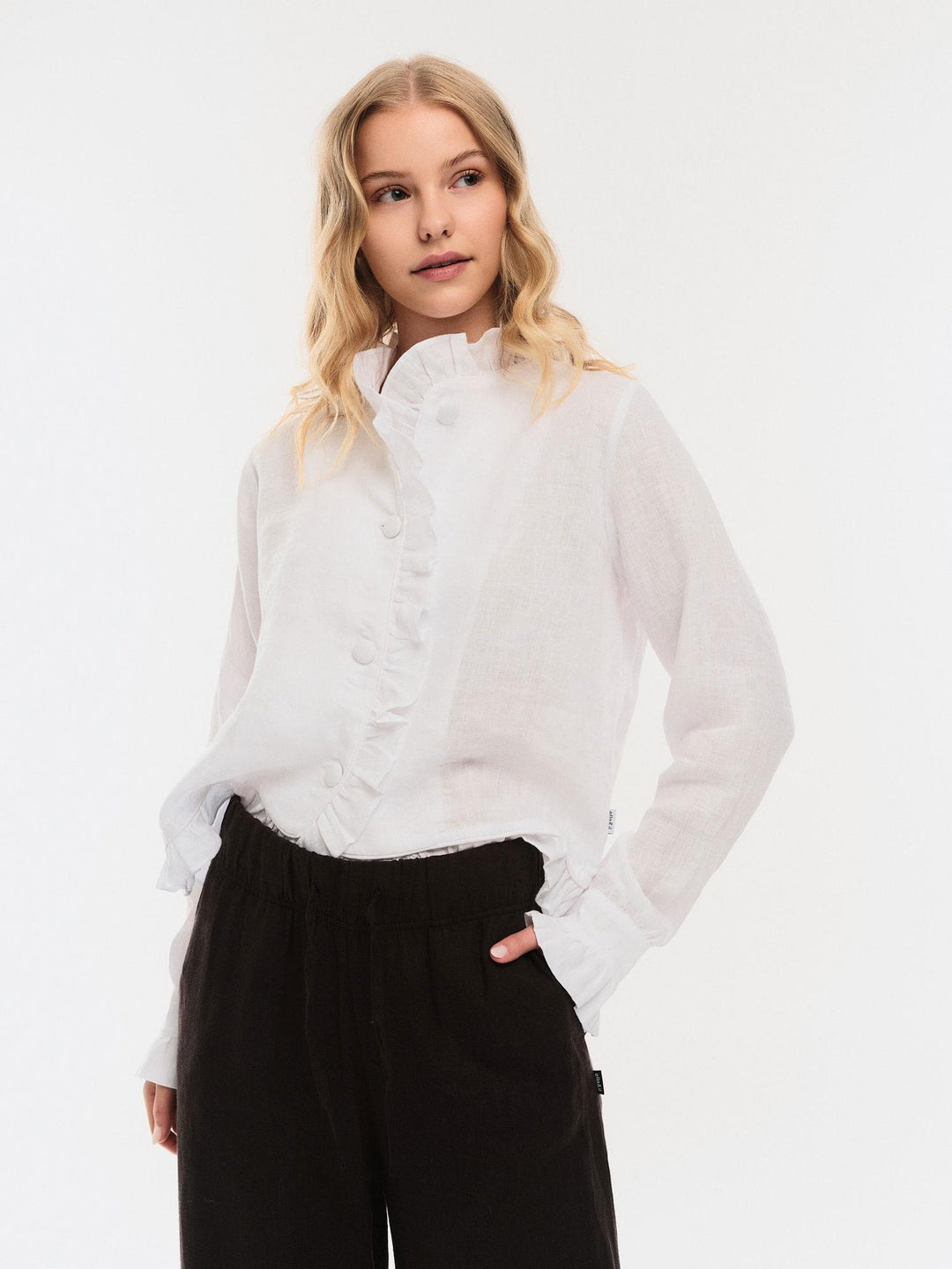 Betty Linen Jacket  White