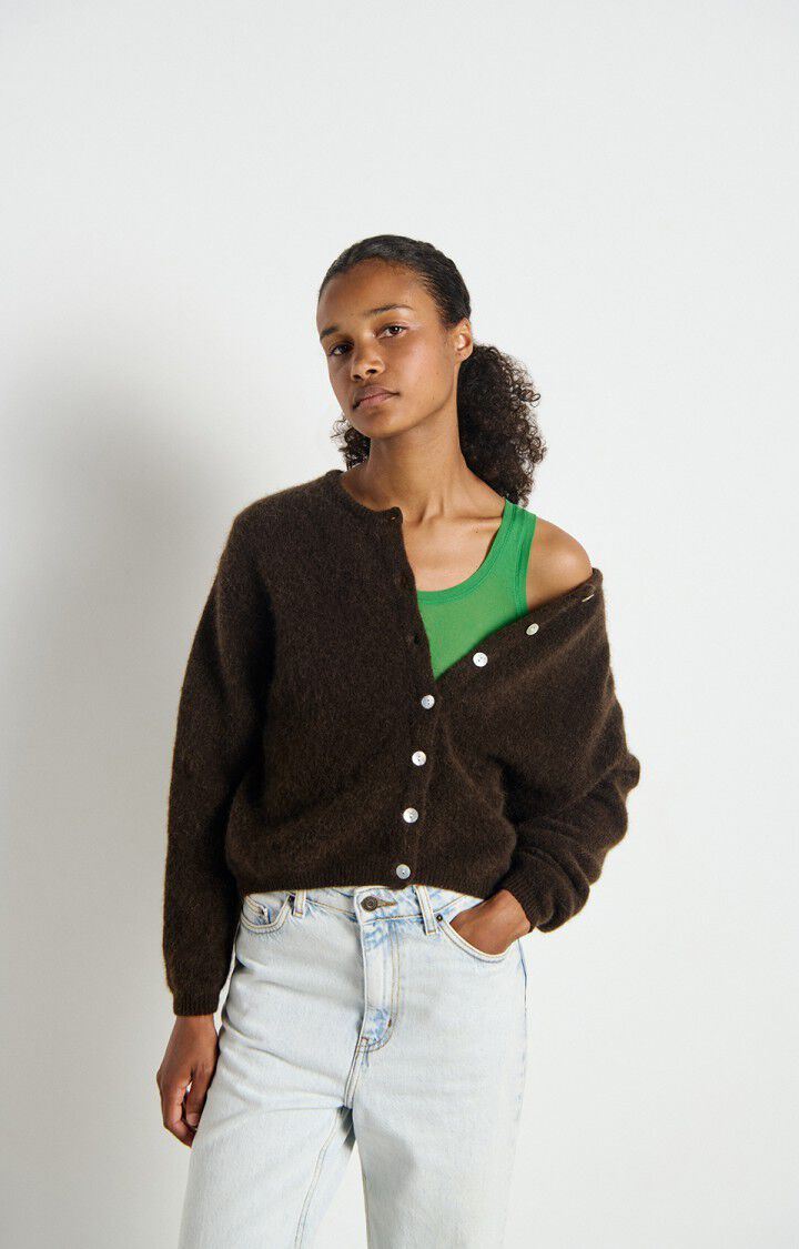 VITOW CARDIGAN  Coffee Melange