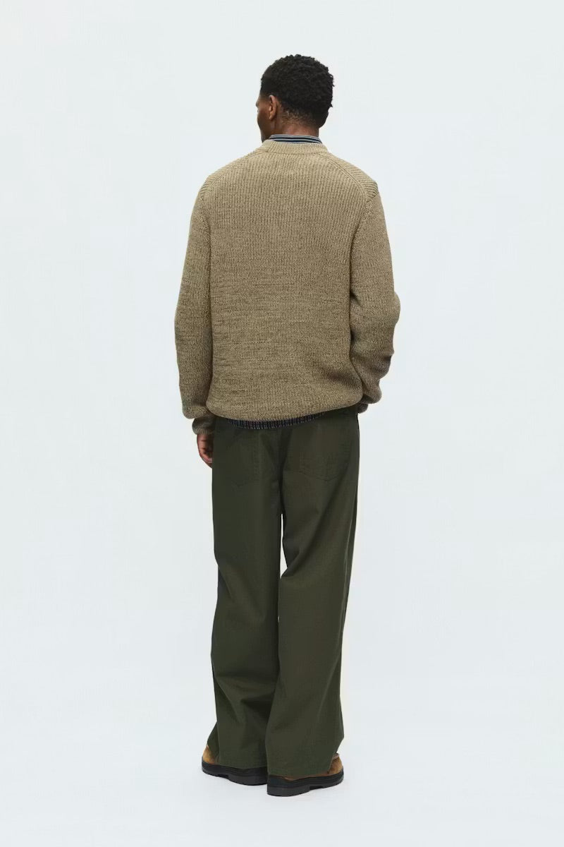 WWHALUM CREW NECK  Desert Palm Mel