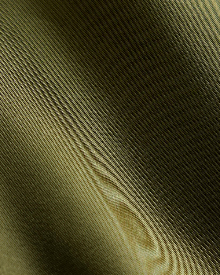 Beverly Satin Top  Moss Green