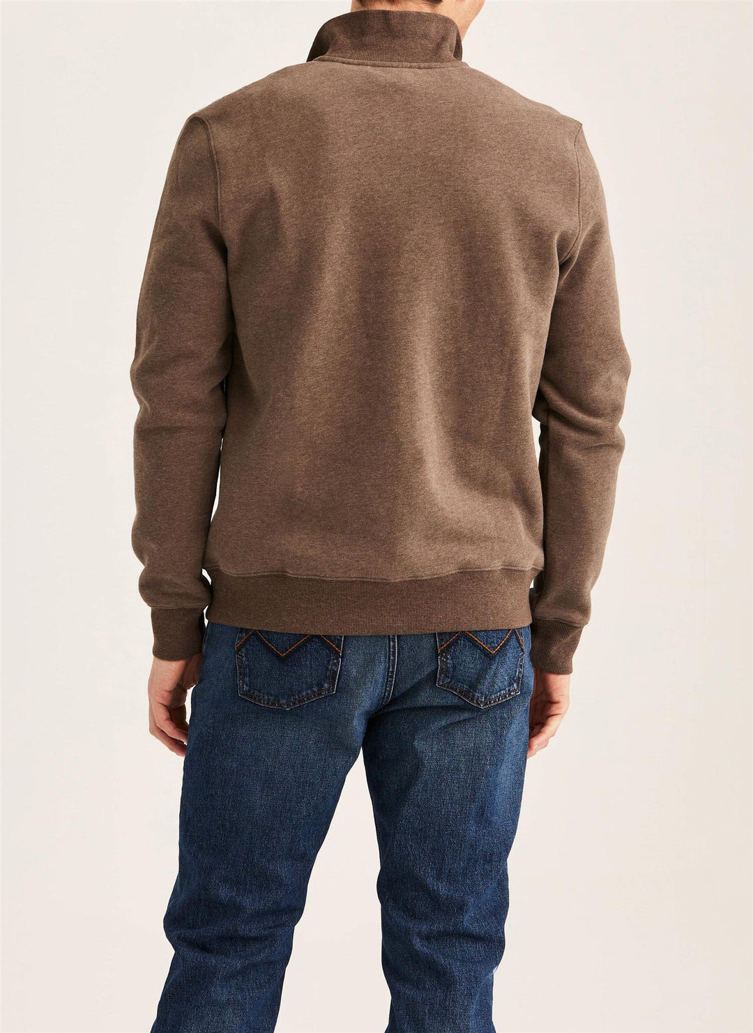 Brandon Lily Half Zip  Brown